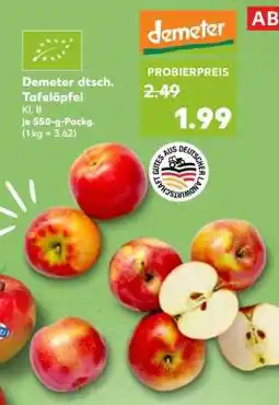 Kaufland Demeter dtsch. Tafeläpfel Angebot