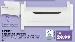 Kaufland LIV&BO Sitzbank mit Stauraum Angebot