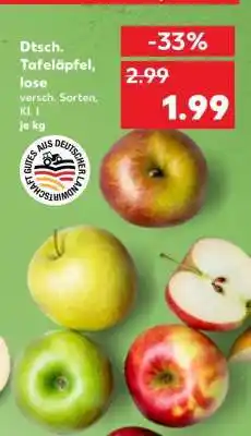 Kaufland Dtsch. Tafeläpfel, lose Angebot