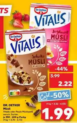 Kaufland DR. OETKER Müsli Angebot