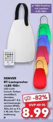 Kaufland DENVER BT-Lautsprecher LBS-100 Angebot