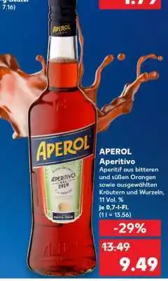 Kaufland APEROL Aperitivo Angebot