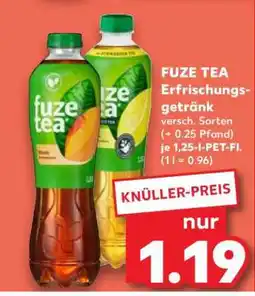 Kaufland FUZE TEA Erfrischungsgetränk Angebot