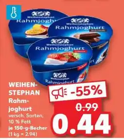 Kaufland WEIHEN- STEPHAN Rahmjoghurt Angebot
