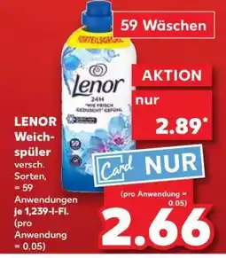 Kaufland Lenor Weichspüler Angebot