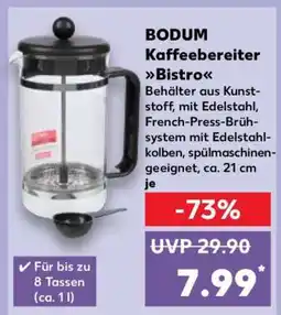 Kaufland BODUM Kaffeebereiter Bistro Angebot