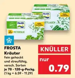 Kaufland FROSTA Kräuter Angebot