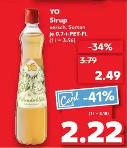 Kaufland Yo Sirup Angebot