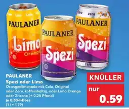 Kaufland Paulaner Spezi oder Limo Angebot