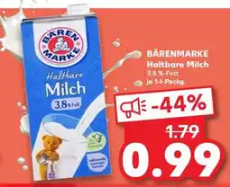 Kaufland BÄRENMARKE Haltbare Milch Angebot
