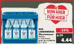 Kaufland BAD LIEBENWERDA Mineralwasser Angebot