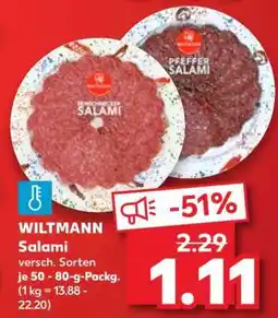 Kaufland Wiltmann Salami Angebot