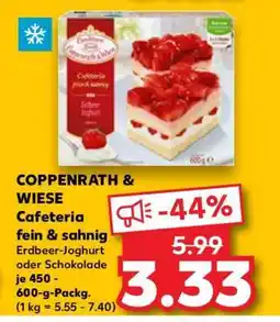 Kaufland COPPENRATH & WIESE Cafeteria fein & sahnig Erdbeer-Joghurt oder Schokolade Angebot