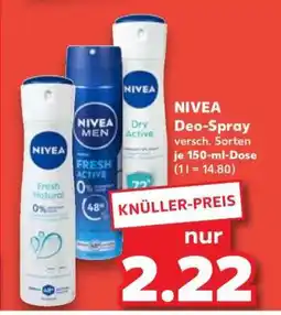 Kaufland Nivea Deo Spray Angebot
