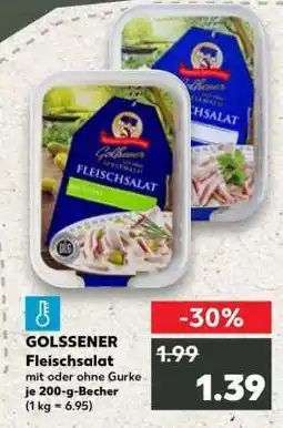 Kaufland GOLSSENER Fleischsalat Angebot
