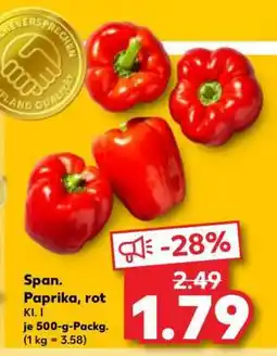 Kaufland Span. Paprika rot Angebot
