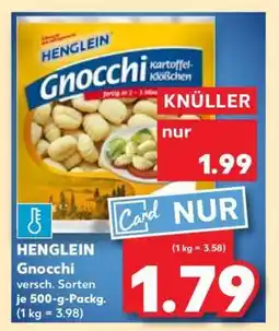 Kaufland HENGLEIN Gnocchi Angebot