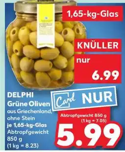 Kaufland DELPHI Grüne Oliven Angebot