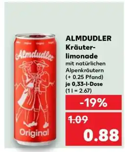 Kaufland Almdudler Kräuterlimonade Angebot