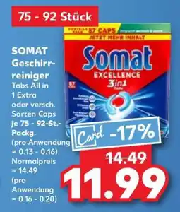Kaufland SOMAT Geschirr- reiniger Angebot