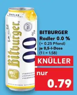 Kaufland BITBURGER Radler 0.0 % Angebot