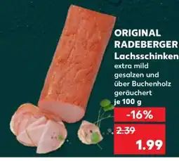 Kaufland Original Radeberger Lachsschinken Angebot
