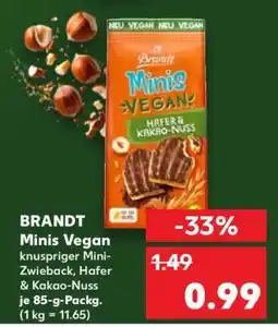Kaufland BRANDT Minis Vegan Angebot