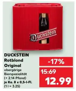 Kaufland DUCKSTEIN Rotblond Original Angebot