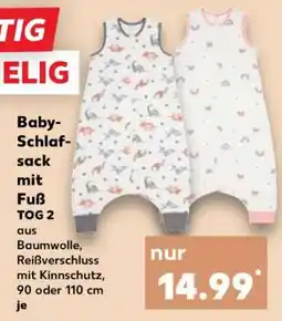 Kaufland Baby-Schlafsack mit Fuß Angebot