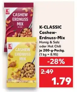 Kaufland K-CLASSIC Cashew- Erdnuss-Mix Angebot