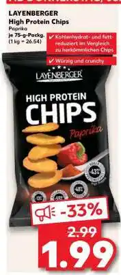 Kaufland LAYENBERGER High Protein Chips Angebot