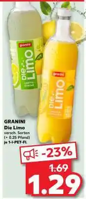 Kaufland GRANINI Die Limo Angebot