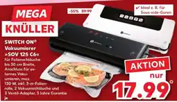 Kaufland SWITCH ON Vakuumierer SOV 125 C6 Angebot