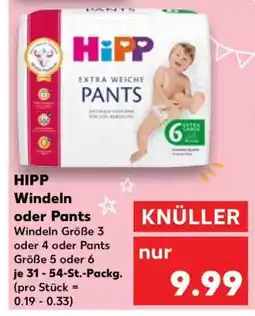 Kaufland HIPP Windeln oder Pants Angebot