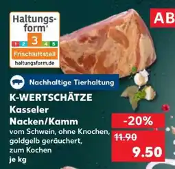 Kaufland K-WERTSCHÄTZE Kasseler Nacken/Kamm Angebot