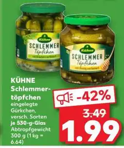 Kaufland Kühne Schlemmertöpfchen Angebot