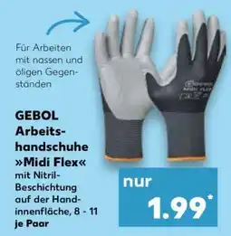 Kaufland GEBOL Arbeitshandschuhe Midi Flex Angebot