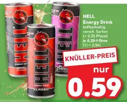 Kaufland HELL Energy Drink Angebot
