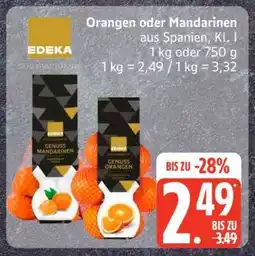 Edeka Orangen oder Mandarinen Angebot