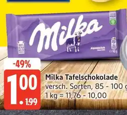 Edeka Milka Tafelschokolade Angebot
