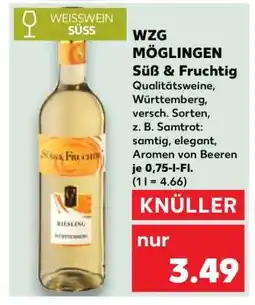 Kaufland WZG MÖGLINGEN Süß & Fruchtig Angebot