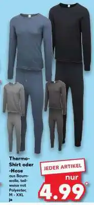 Kaufland Thermo-Shirt oder -Hose Angebot