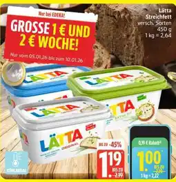 Edeka Lätta Streichfett Angebot