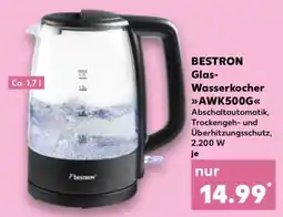 Kaufland BESTRON Glas-Wasserkocher AWK500G Angebot