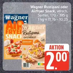 Edeka Wagner Rustipani oder Airfryer Snack Angebot
