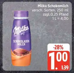 Edeka Milka Schokomilch Angebot