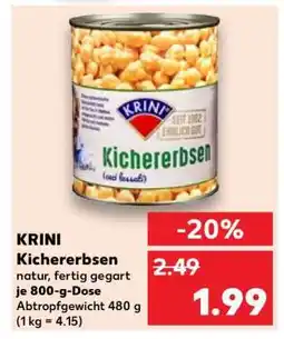 Kaufland KRINI Kichererbsen Angebot