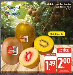 Edeka Kiwi Gold oder Rot Jumbo Angebot