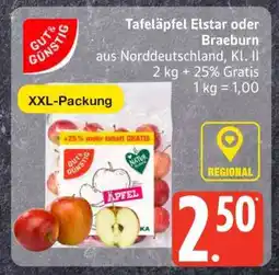 Edeka Tafeläpfel Elstar oder Braeburn Angebot