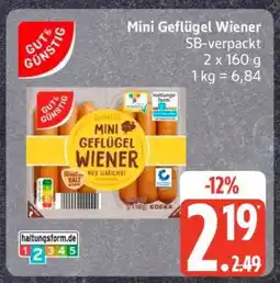 Edeka Mini Geflügel Wiener Angebot